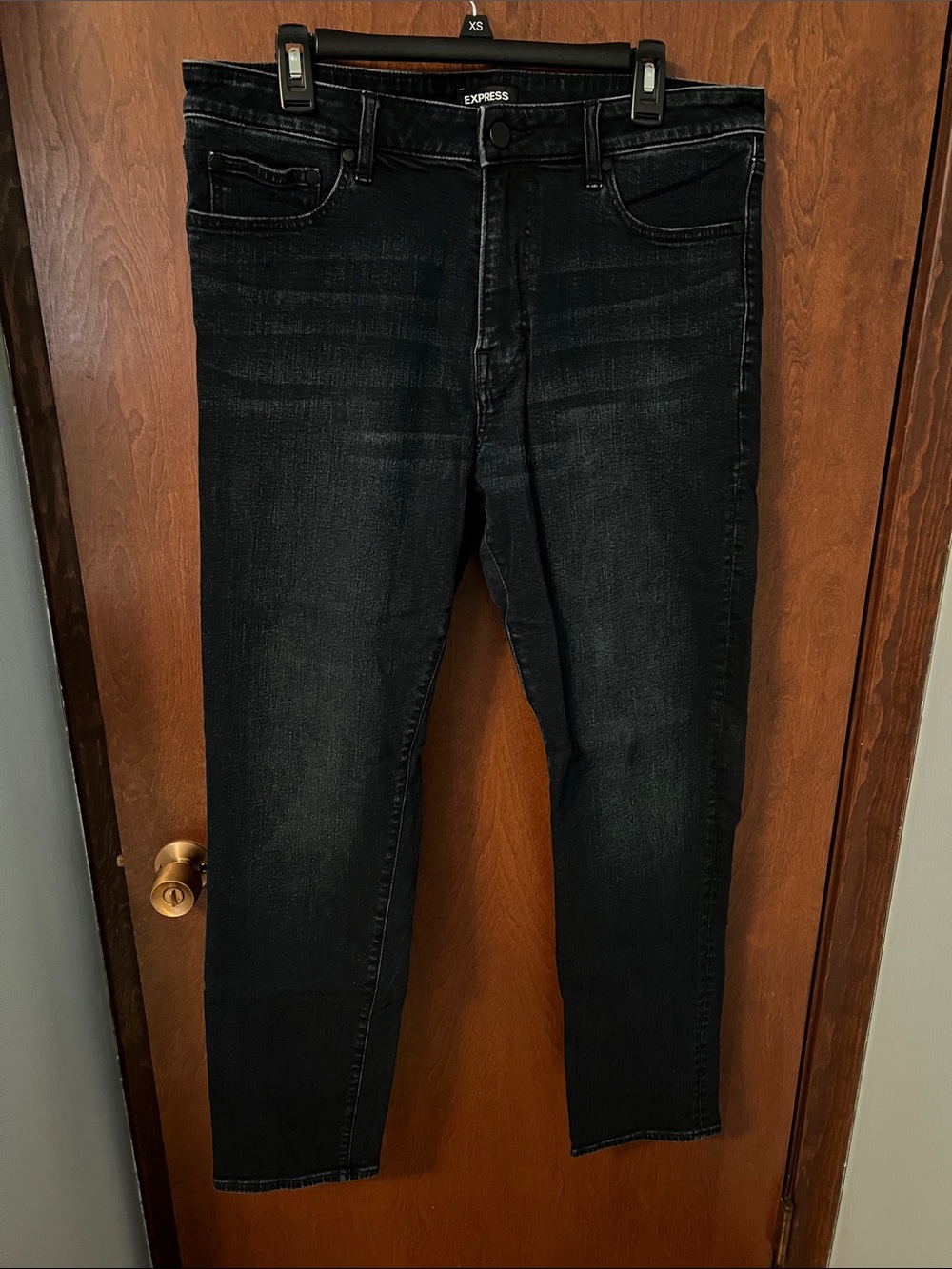 Express Men’s Dark Blue Athletic Slim Jeans 34x34